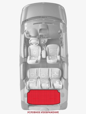 ЭВА коврики «Queen Lux» багажник для Mitsubishi Pajero